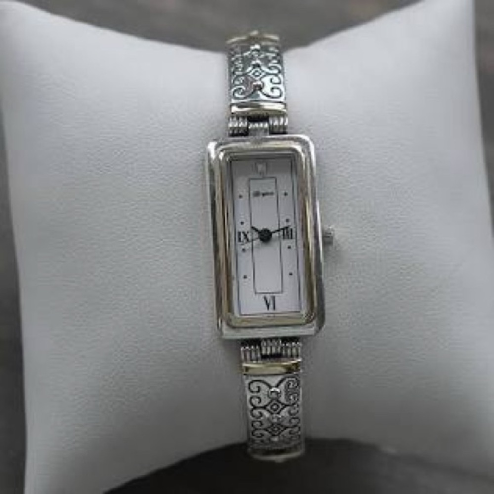 Brighton Vintage Aspen Elegant Silver Women's Watch Retired